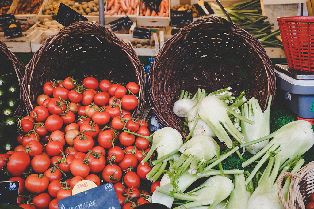 Pick up fresh seasonal produce for the week