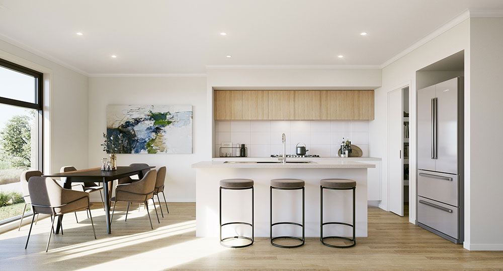 Kitchen and dining – artist impression